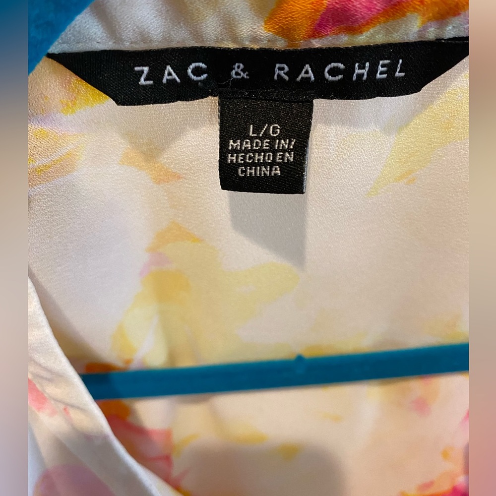 ZAC & RACHEL LG RUFFLE NECK BLOUSE (D) - Picture 6 of 7